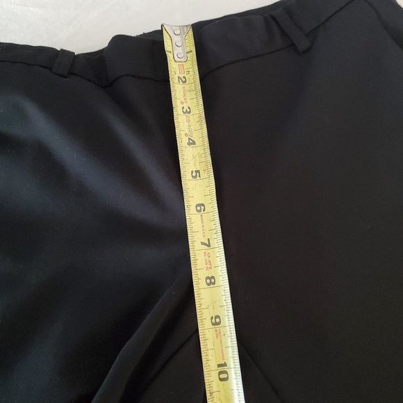 Dahlia Black Cropped Dress Pants Career Casual Trousers - Picture 6 of 7